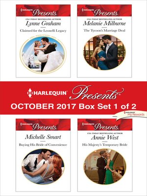 cover image of Harlequin Presents October 2017--Box Set 1 of 2
